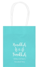 Hanukkah Is Funukkah Mini Twisted Handled Bags