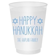 Hanukkah Jewish Stars Shatterproof Cups
