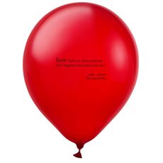 Definition of Love Latex Balloons