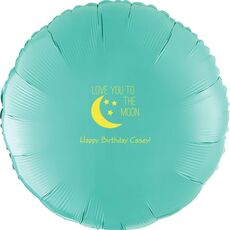 Love You To The Moon Mylar Balloons