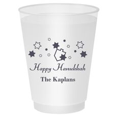 Happy Hanukkah Shatterproof Cups