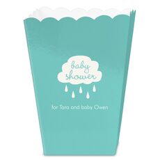 Baby Shower Cloud Mini Popcorn Boxes