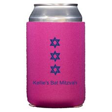 Star of David Row Collapsible Koozies