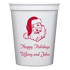 Happy Santa Claus Stadium Cups
