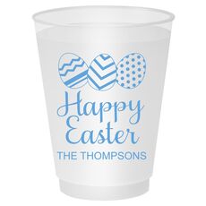 Decorated Easter Eggs Shatterproof Cups