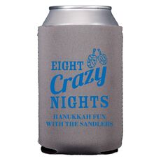 Eight Crazy Nights Collapsible Koozies