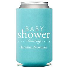 Baby Shower Honoring Collapsible Koozies