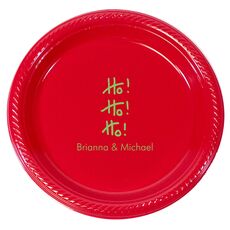 Fun Ho Ho Ho Plastic Plates