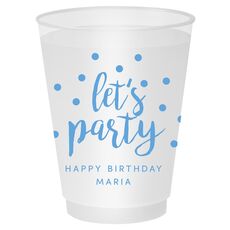 Confetti Dots Let's Party Shatterproof Cups