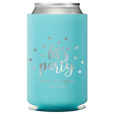 Confetti Dots Let's Party Collapsible Huggers