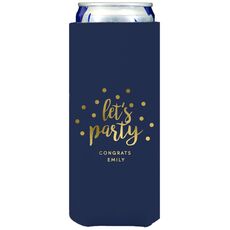 Confetti Dots Let's Party Collapsible Slim Huggers