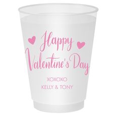 Happy Valentine's Day Shatterproof Cups
