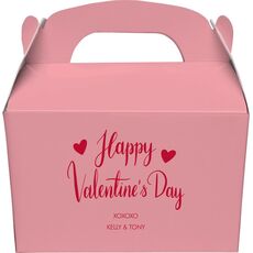 Happy Valentine's Day Gable Favor Boxes