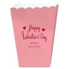 Happy Valentine's Day Mini Popcorn Boxes