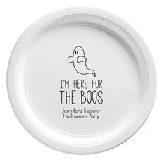 I'm Here For The Boos Paper Plates