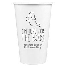I'm Here For The Boos Paper Coffee Cups