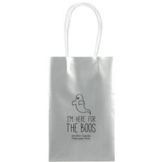 I'm Here For The Boos Medium Twisted Handled Bags