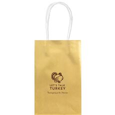 Let's Talk Turkey Medium Twisted Handled Bags