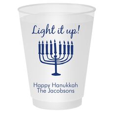 Light It Up Menorah Shatterproof Cups