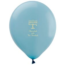 Menorah Latex Balloons