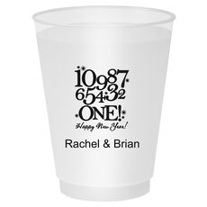 New Year's Countdown Shatterproof Cups