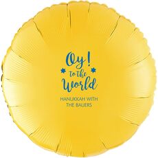 Oy To The World Mylar Balloons