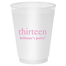 Select Your Big Number Shatterproof Cups