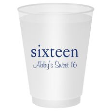 Select Your Big Number Shatterproof Cups