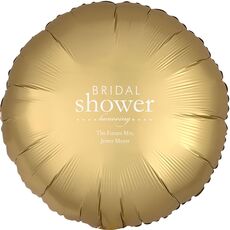 Bridal Shower Honoring Mylar Balloons