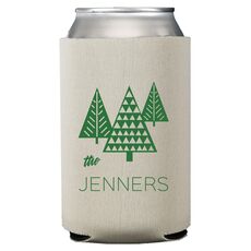 Modern Trees Collapsible Koozies