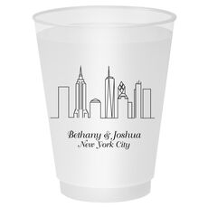 New York City Skyline Shatterproof Cups