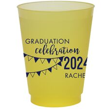 Celebration Pennants Graduation Colored Shatterproof Cups