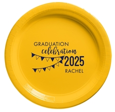 Celebration Pennants Graduation Paper Plates