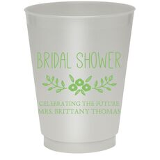 Bridal Shower Swag Colored Shatterproof Cups