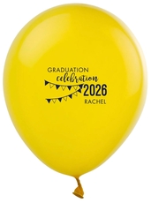 Celebration Pennants Graduation Latex Balloons