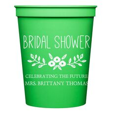 Bridal Shower Swag Stadium Cups