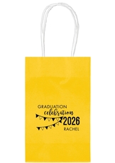 Celebration Pennants Graduation Medium Twisted Handled Bags
