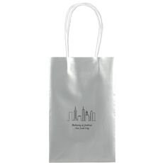 New York City Skyline Medium Twisted Handled Bags