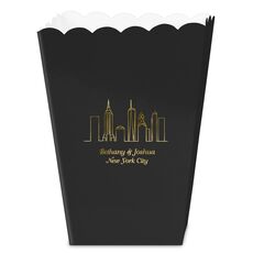 New York City Skyline Mini Popcorn Boxes