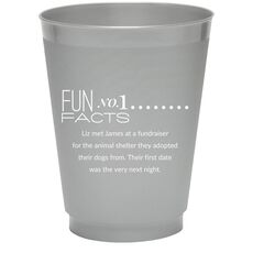 Just the Fun Facts Colored Shatterproof Cups