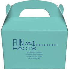 Just the Fun Facts Gable Favor Boxes