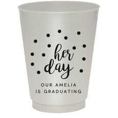 Confetti Dots Her Day Colored Shatterproof Cups