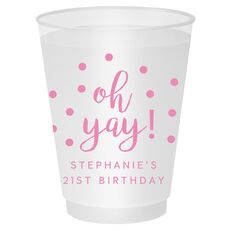 Confetti Dots Oh Yay! Shatterproof Cups