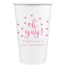 Confetti Dots Oh Yay! Paper Coffee Cups