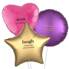 Design Your Own Big Word Mylar Balloons