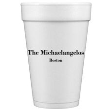 Michaelangelo Styrofoam Cups