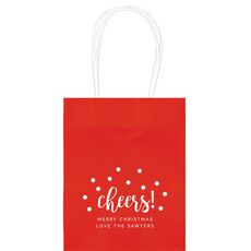 Confetti Dots Cheers Mini Twisted Handled Bags
