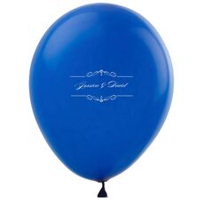 Bellissimo Scrolled Latex Balloons