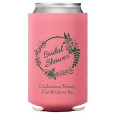Bridal Shower Wreath Collapsible Koozies