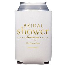 Bridal Shower Honoring Collapsible Koozies